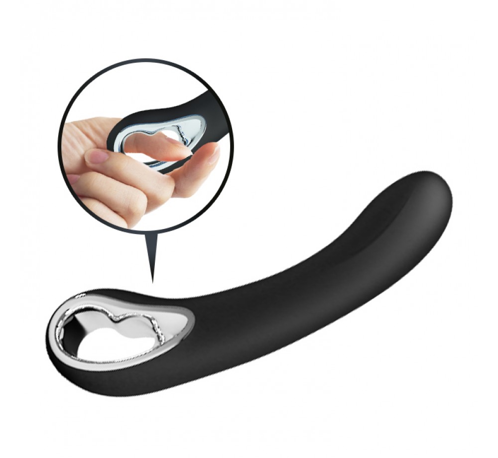 Вибратор 12 видов вибраций 200*35мм Baile Alston - Черный (BI-014412-1) Вибратор 12 видов вибраций 200*35мм Baile Alston - Черный (BI-014412-1)