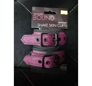 Наручники с цепочкой,черно-розовые,искусственная кожа Наручники с цепочкой,черно-розовые,искусственная кожа