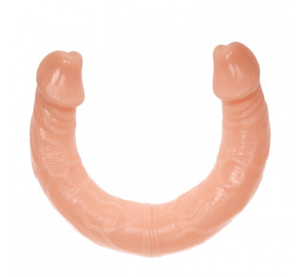 Двухголовый фаллоимитатор с хребтом,длина 36 см,цвет телесный, BW-010011G Двухголовый фаллоимитатор с хребтом,длина 36 см,цвет телесный, BW-010011G