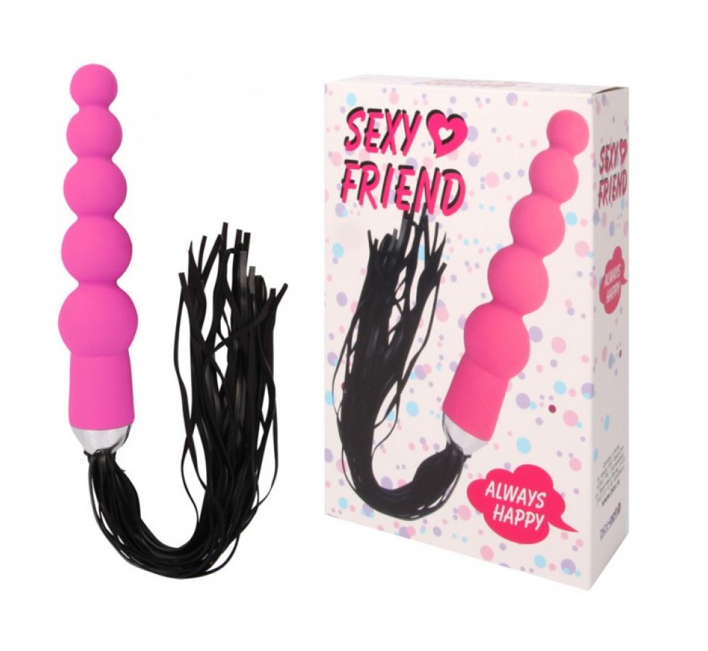 СТИМУЛЯТОР L 180 мм D 24x32x40 мм, цвет розовый арт. SF-70245 СТИМУЛЯТОР L 180 мм D 24x32x40 мм, цвет розовый арт. SF-70245