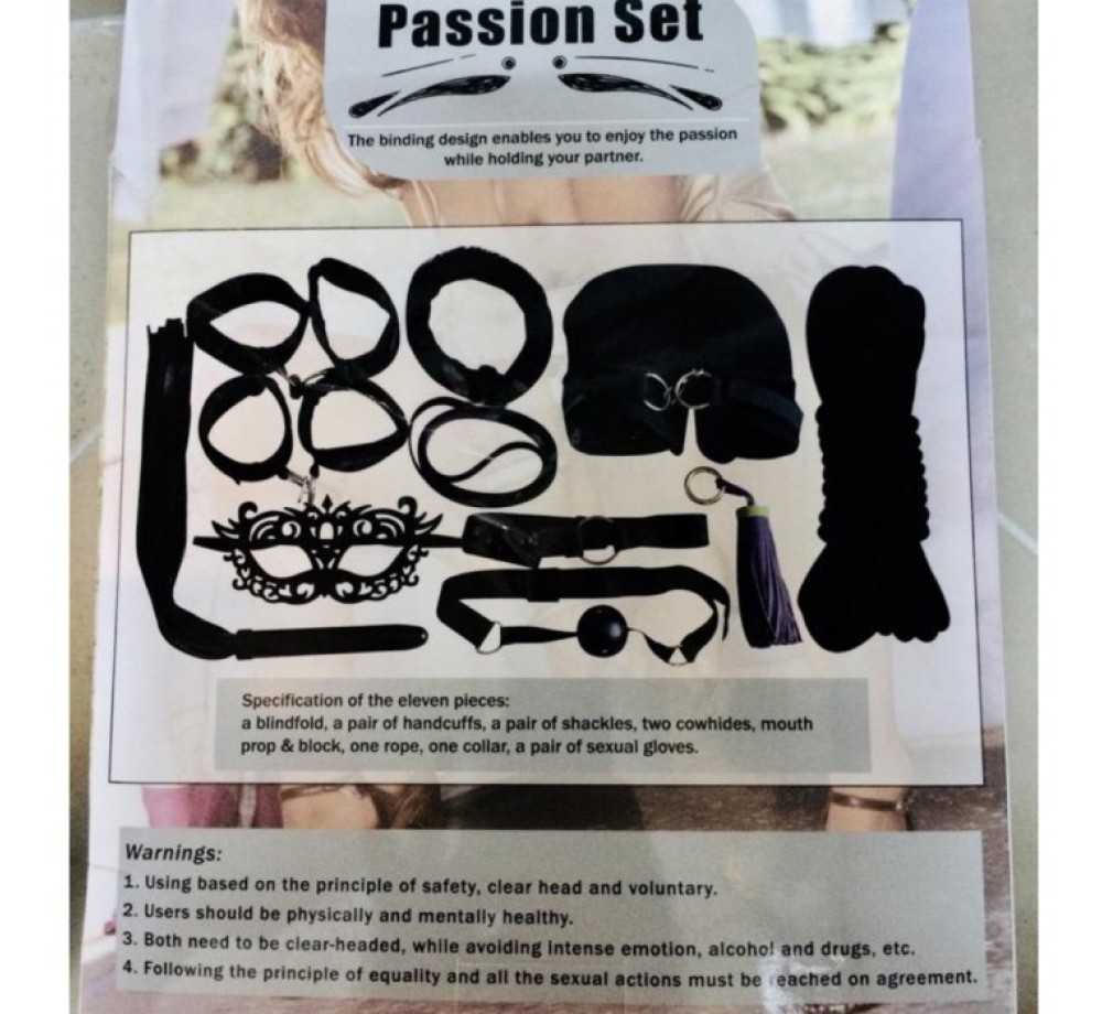 Набор БДСМ черный арт. NO.627