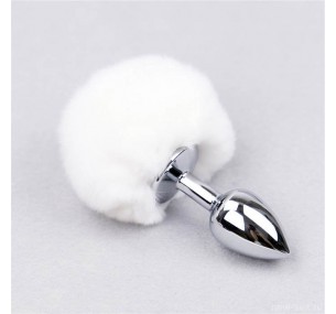 Хвост маленький, белый метал, White (s)- Артикул: 7605W Хвост маленький, белый метал, White (s)- Артикул: 7605W