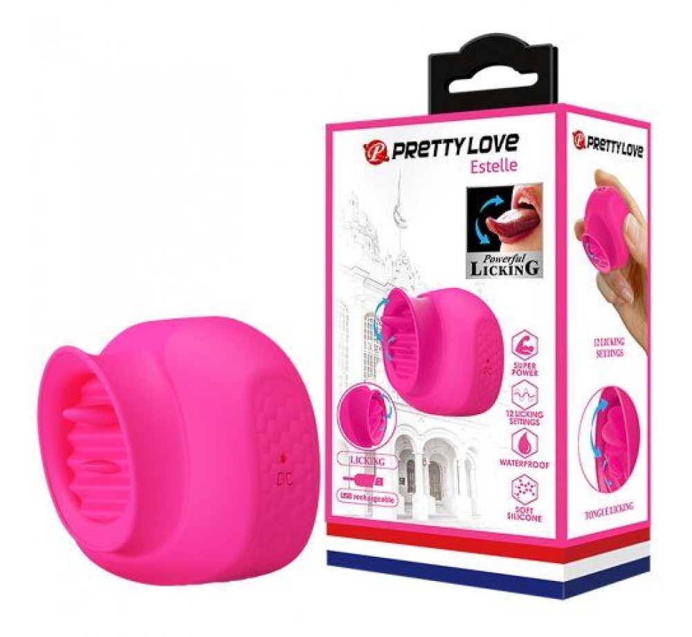 Клиторальный стимулятор Baile Pretty Love Estelle розовый Клиторальный стимулятор Baile Pretty Love Estelle розовый