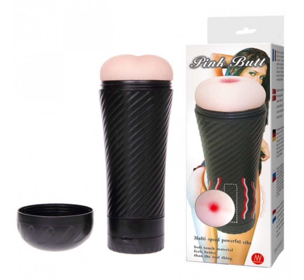 Мастурбатор-анус с многоуровневой вибрацией Pink Butt Мастурбатор-анус с многоуровневой вибрацией Pink Butt