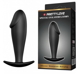 Черная анальная втулка Pretty Love Special Anal Stimulation