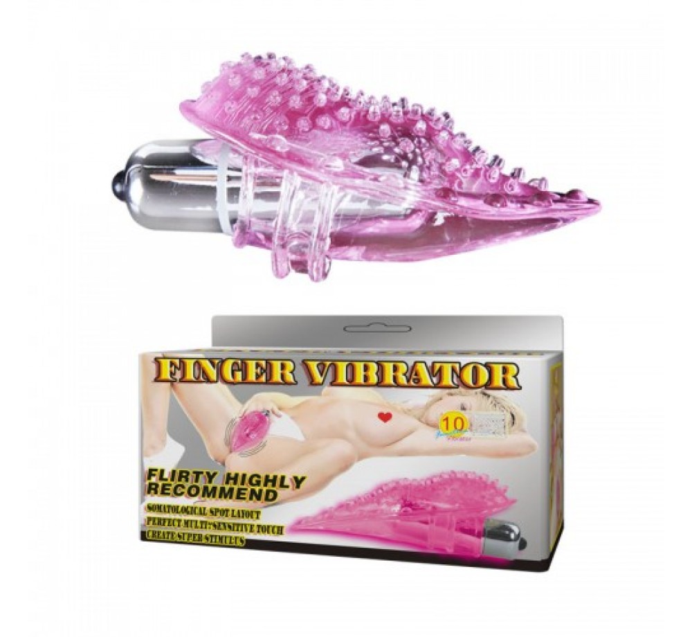 Вибратор для клитора Baile розовый Finger Vibrator Вибратор для клитора Baile розовый Finger Vibrator