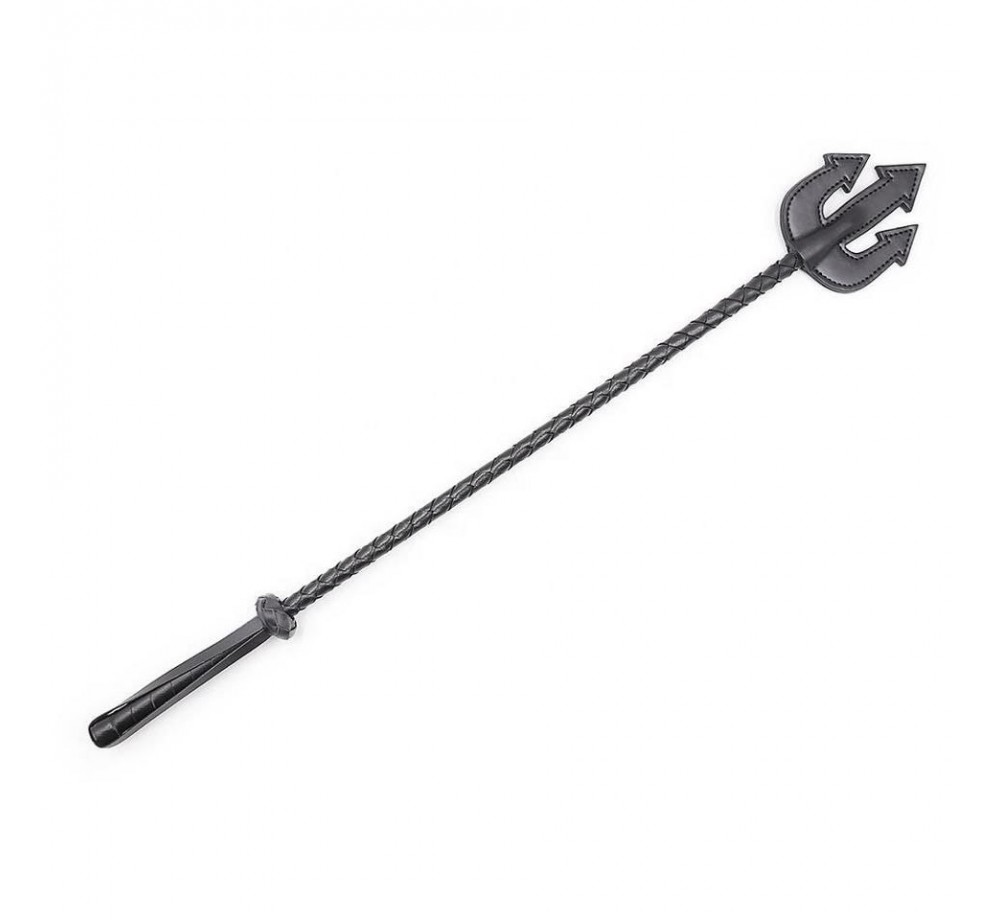 СТЕК "Трезубец дьявола", цвет черный,искусственная кожа,длина 60 СМ, АРТ 3090-5 СТЕК "Трезубец дьявола", цвет черный,искусственная кожа,длина 60 СМ, АРТ 3090-5