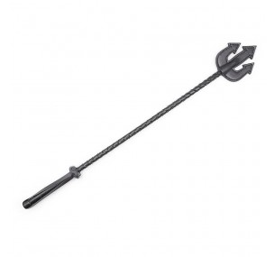 СТЕК "Трезубец дьявола", цвет черный,искусственная кожа,длина 60 СМ, АРТ 3090-5 СТЕК "Трезубец дьявола", цвет черный,искусственная кожа,длина 60 СМ, АРТ 3090-5