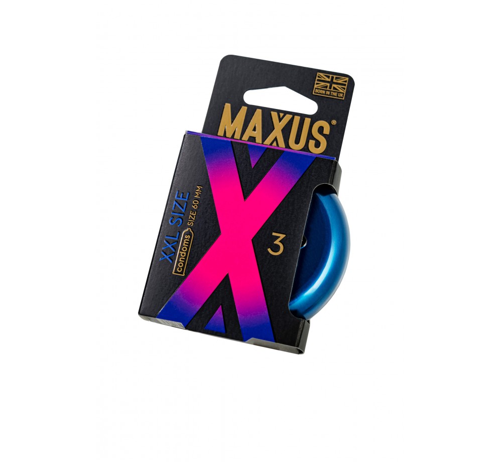 Презервативы Maxus XXL, латекс, увеличенный размер 3 шт.