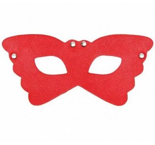 Маска на глаза красная в форме бабочки Маска на глаза красная в форме бабочки