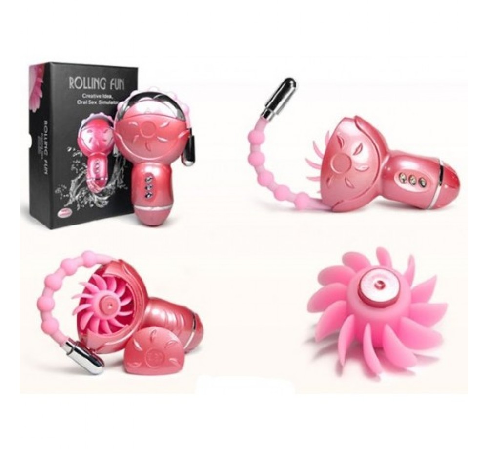 Клиторальный стимулятор с вагинальным/анальным отростком Клиторальный стимулятор с вагинальным/анальным отростком