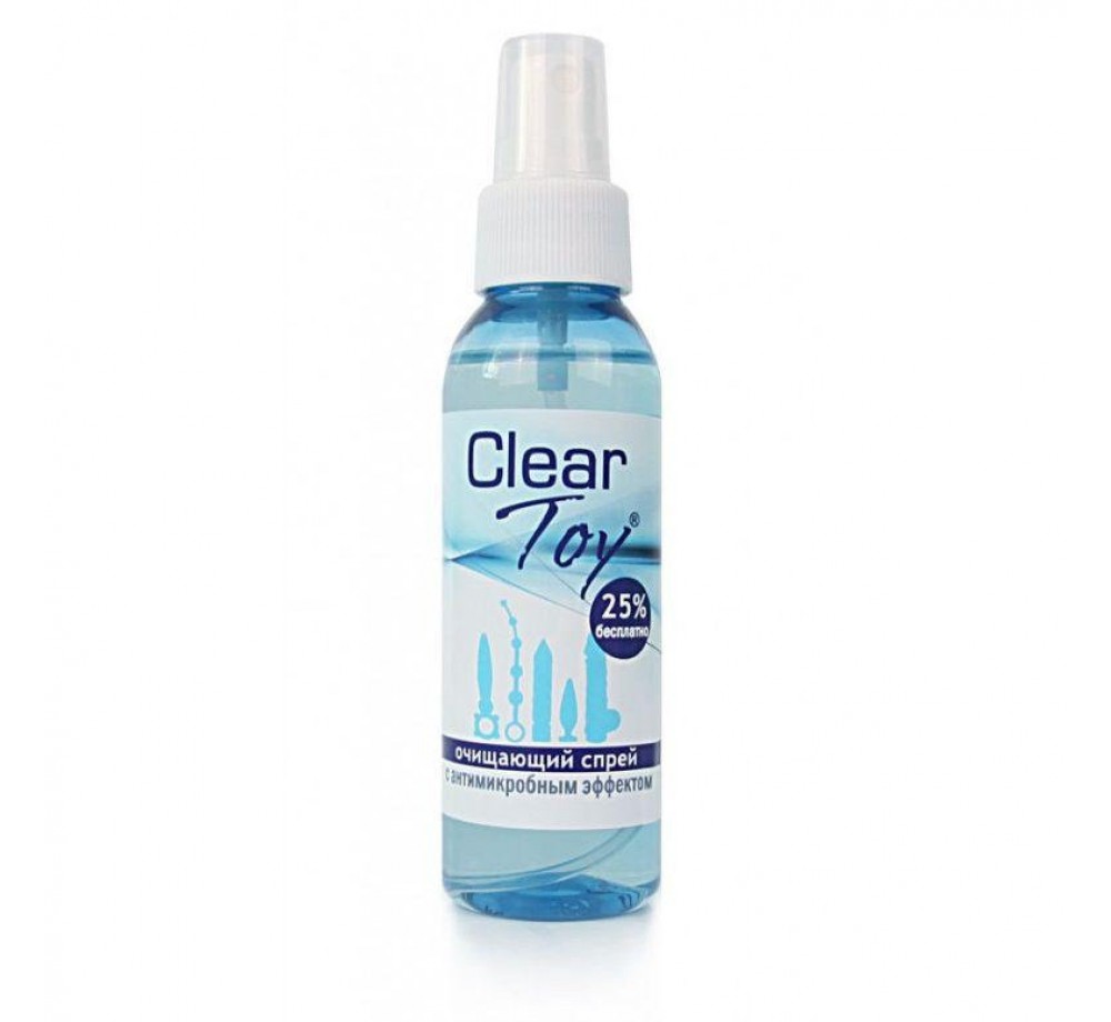 Очищающий спрей ''CLEAR TOY'' с антимикробным эффектом 100 мл, АРТ 14006 Очищающий спрей ''CLEAR TOY'' с антимикробным эффектом 100 мл, АРТ 14006