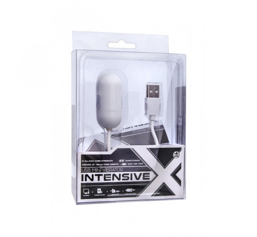 ВИБРОЯЙЦО NMC INTENSIVE X,цвет белый, 5 см