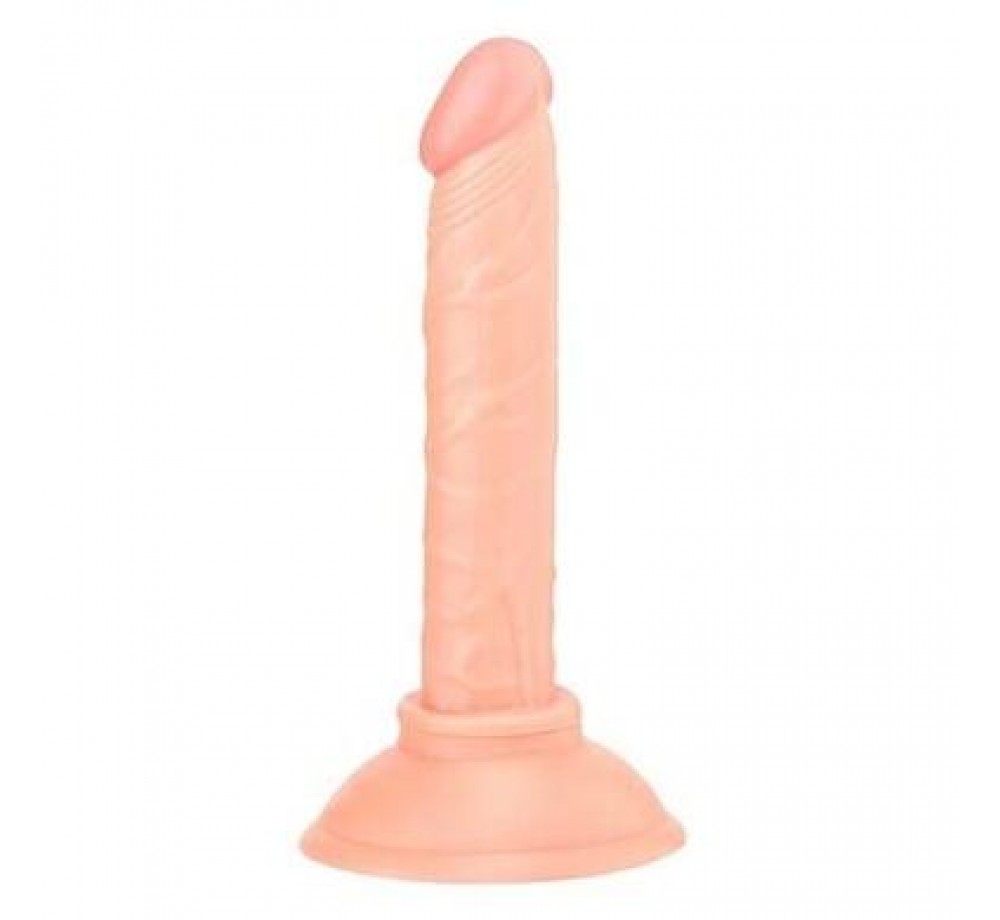 Фаллоимитатор реалистик,анальный,на присоске,цвет телесный,размер 12 см х 2,5 см