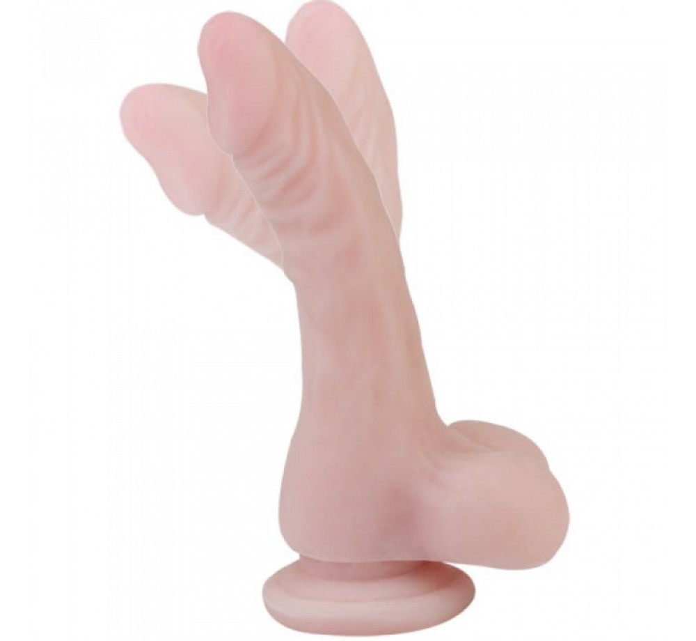 ФАЛЛОИМИТАТОР на присоске с хребтом,цвет телесный ФАЛЛОИМИТАТОР на присоске с хребтом,цвет телесный