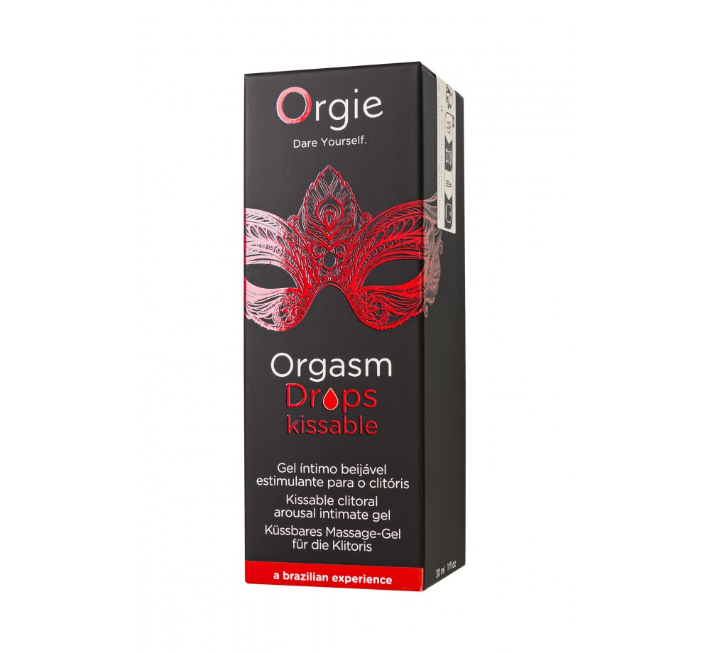 Интимный гель для клитора ORGIE Orgasm Drops Kissable, 30 мл АРТ 51416 Интимный гель для клитора ORGIE Orgasm Drops Kissable, 30 мл АРТ 51416