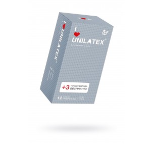 Презервативы Unilatex, dotted, латекс, точечные, 19 см, 5,4 см, 15 шт. 