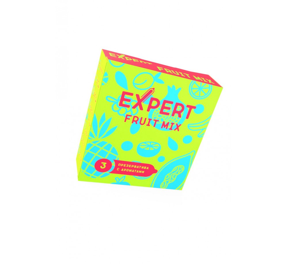 Презервативы EXPERT Fruit Mix,фруктовые ароматизированные , 3 шт