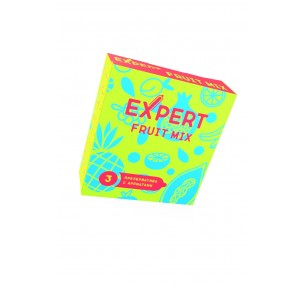 Презервативы EXPERT Fruit Mix,фруктовые ароматизированные , 3 шт 