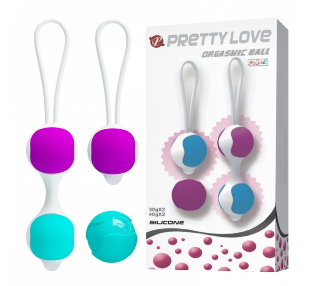 ШАРИКИ ВАГИНАЛЬНЫЕ "ORGASMIC BALL" (набор), BI-014265