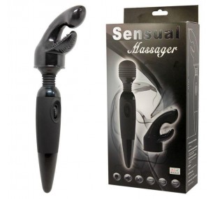 Вибромассажер Sensual Massager для тела со сменной насадкой на головку Вибромассажер Sensual Massager для тела со сменной насадкой на головку