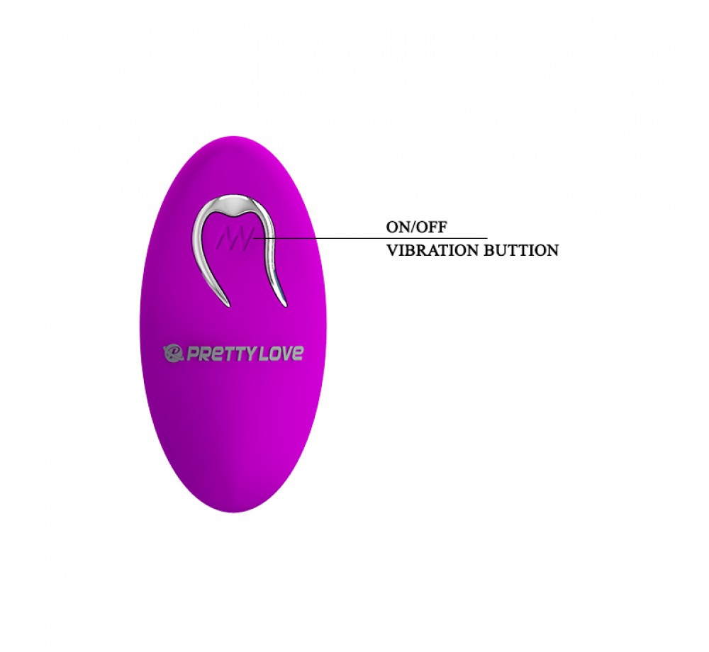 Вибратор для пар силикон Algernon BI-014582W, фиолетовый Вибратор для пар силикон Algernon BI-014582W, фиолетовый