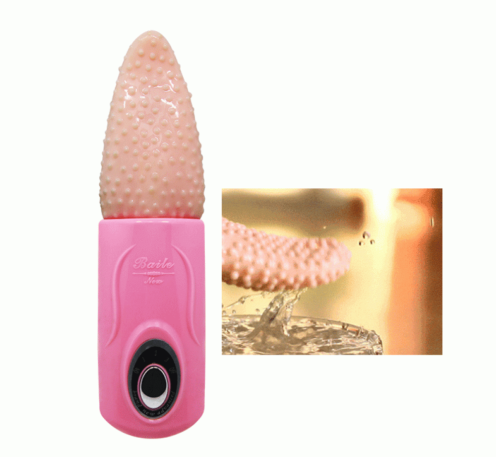 Вибромассажёр-язычок с вибропулей,3 виброрежима,цвет телесный Вибромассажёр-язычок с вибропулей,3 виброрежима,цвет телесный