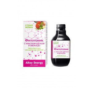 РАСТИТЕЛЬНЫЙ СИРОП «ФИТОТОНИК» СТЕВИЯ WOMAN ТВОЯ КРАСОТА И СЕКСУАЛЬНАЯ ЭНЕРГИЯ, 250 МЛ 