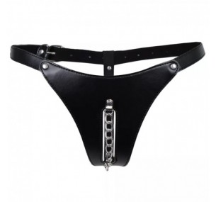 Стринги с металлическим декором Стринги с металлическим декором