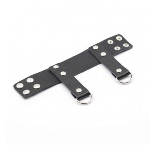 Кожаная утяжка на пенис с клепками Кожаная утяжка на пенис с клепками