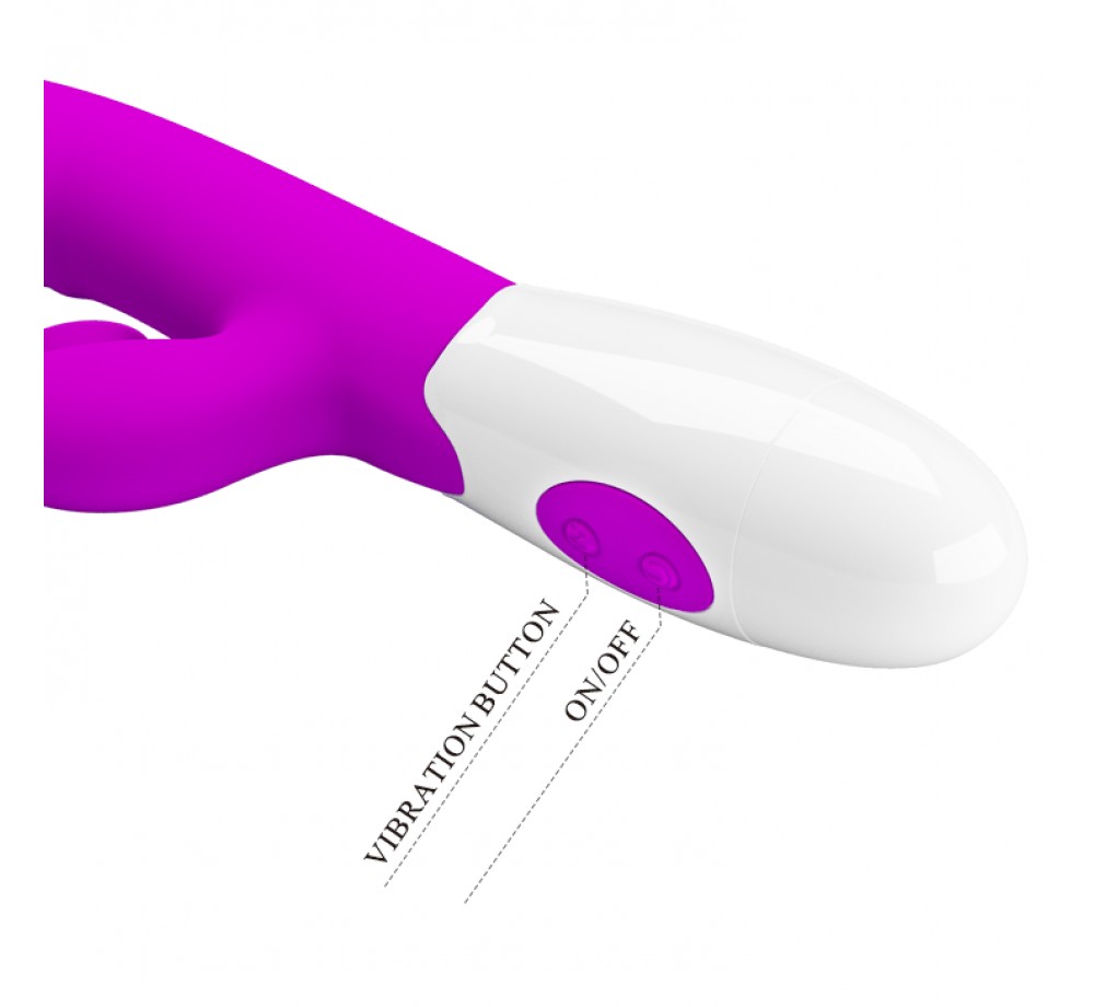 Вибромассажёр-кролик Cerberus 21 см (BI-014795), лиловый Вибромассажёр-кролик Cerberus 21 см (BI-014795), лиловый