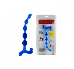 АНАЛЬНАЯ ЦЕПОЧКА С ПЯТЬЮ ШАРИКАМИ РАЗНЫМИ ПО ДИАМЕТРУ,материал TPR,цвет синий АНАЛЬНАЯ ЦЕПОЧКА С ПЯТЬЮ ШАРИКАМИ РАЗНЫМИ ПО ДИАМЕТРУ,материал TPR,цвет синий