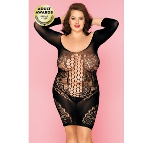 ПЛАТЬЕ-СЕТКА И СТРИНГИ CANDY GIRL MERIMBA ЧЕРНЫЕ, 2XL ПЛАТЬЕ-СЕТКА И СТРИНГИ CANDY GIRL MERIMBA ЧЕРНЫЕ, 2XL