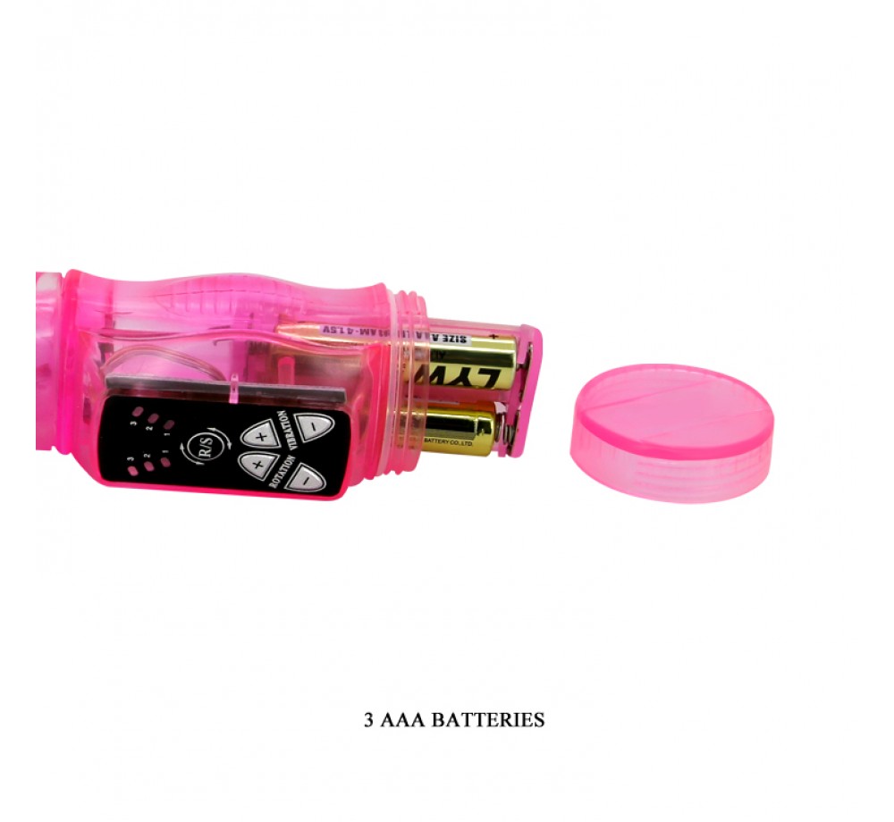 Вибратор Hi-Tech с ротацией Happy Angel BW-037017 Вибратор Hi-Tech с ротацией Happy Angel BW-037017