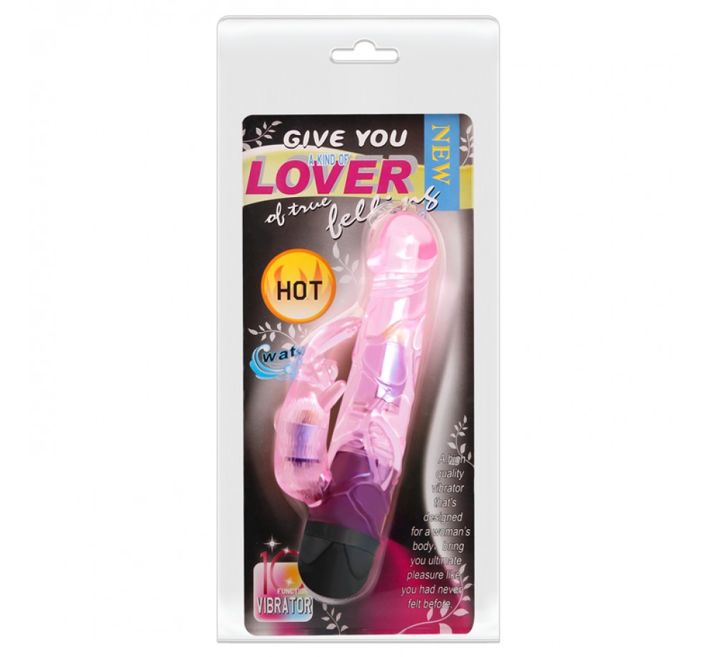 ВИБРАТОР С КЛИТОРАЛЬНЫМ ЗАЙЧИКОМ BAILE BW-041009 ВИБРАТОР С КЛИТОРАЛЬНЫМ ЗАЙЧИКОМ BAILE BW-041009