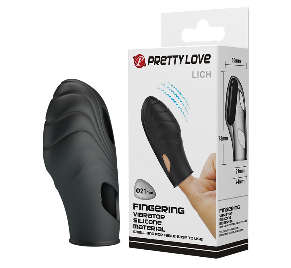 Клиторальный стимулятор на палец Pretty Love LICH, BI-014752 Клиторальный стимулятор на палец Pretty Love LICH, BI-014752