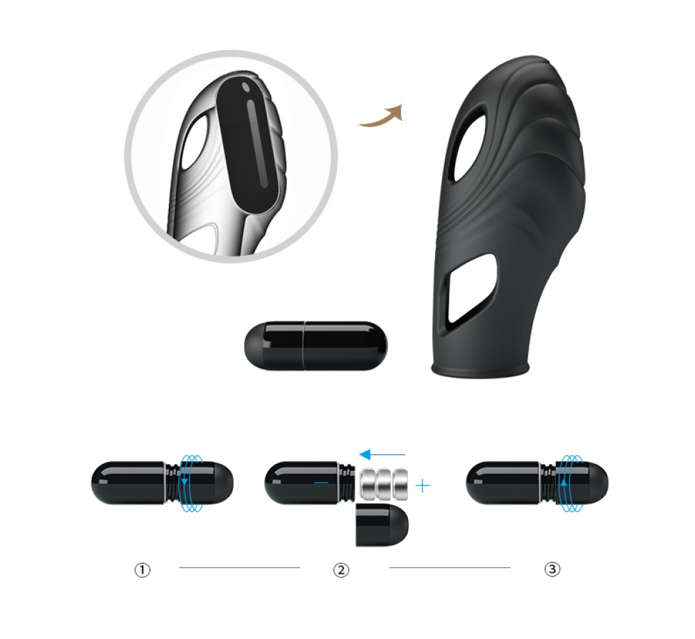 Клиторальный стимулятор на палец Pretty Love LICH, BI-014752 Клиторальный стимулятор на палец Pretty Love LICH, BI-014752