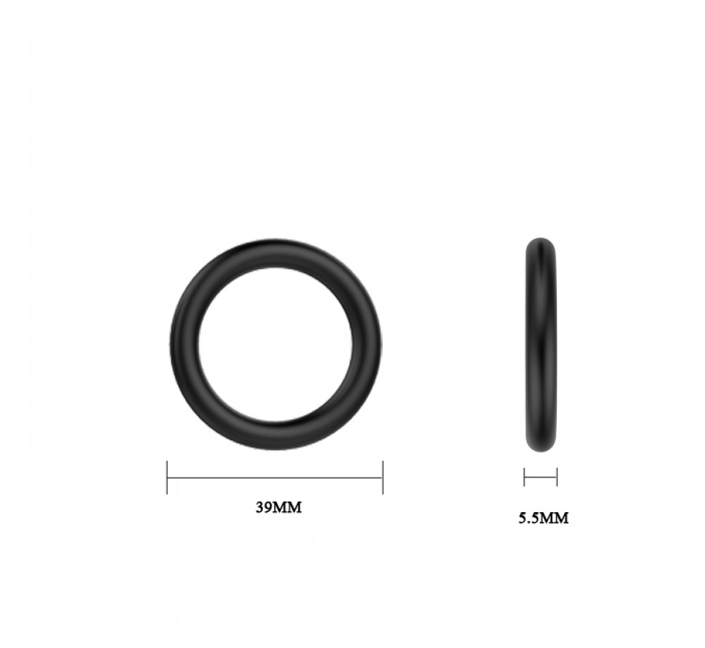 Набор из 3-х эрекционных колец Cock & Ball BI-026013, черный Набор из 3-х эрекционных колец Cock & Ball BI-026013, черный