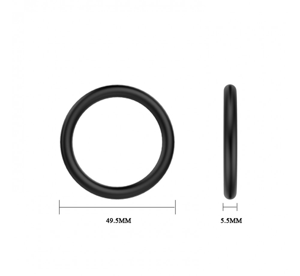 Набор из 3-х эрекционных колец Cock & Ball BI-026013, черный Набор из 3-х эрекционных колец Cock & Ball BI-026013, черный