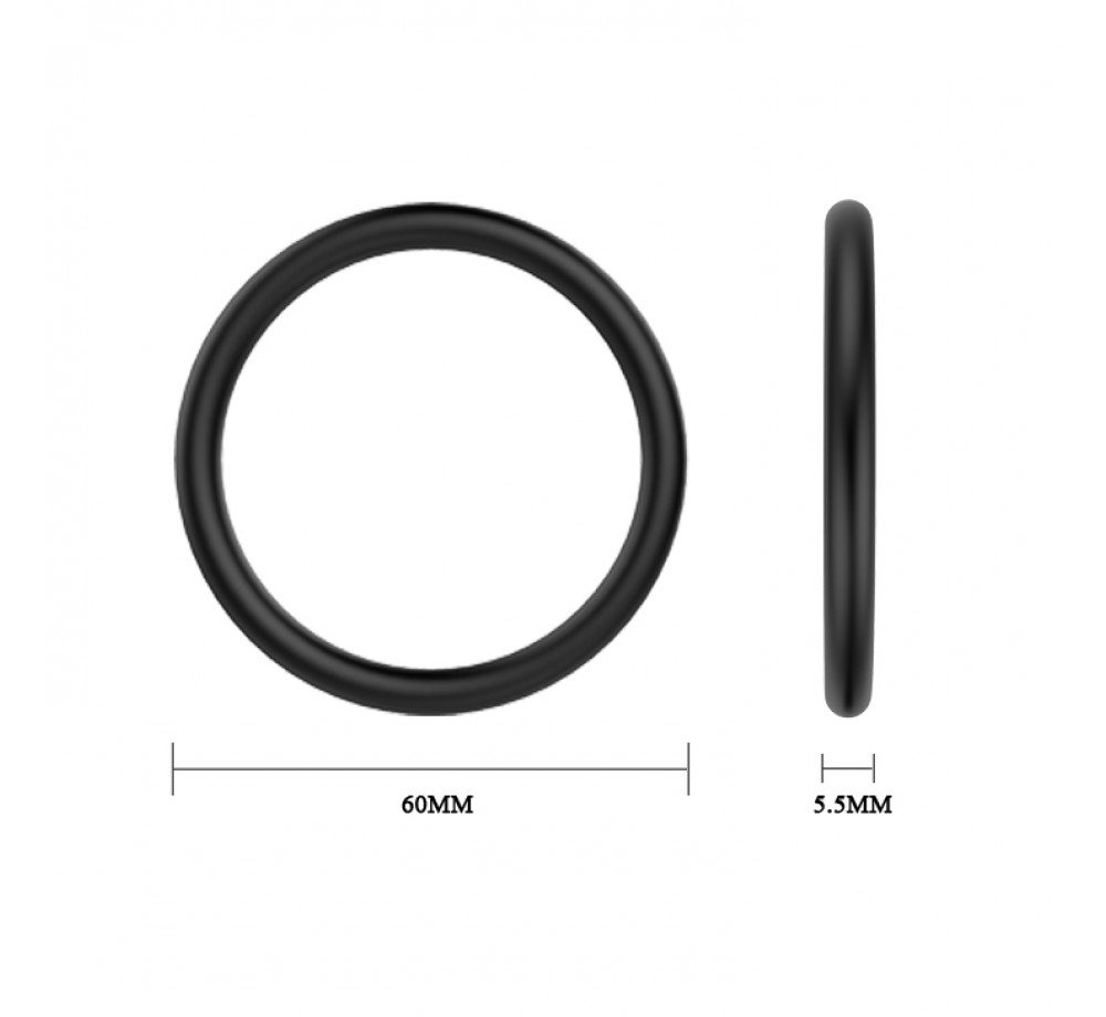 Набор из 3-х эрекционных колец Cock & Ball BI-026013, черный Набор из 3-х эрекционных колец Cock & Ball BI-026013, черный