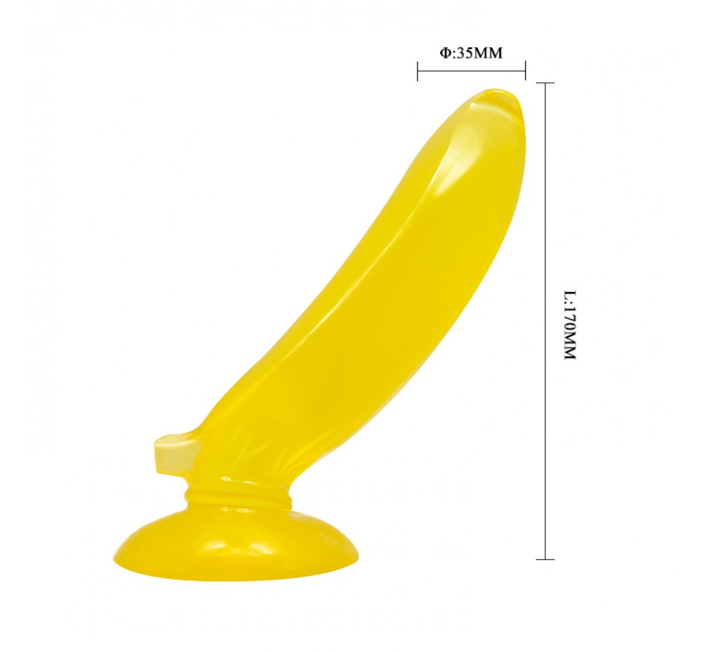 Фаллоимитатор-банан Baile BI-017007 Фаллоимитатор-банан Baile BI-017007