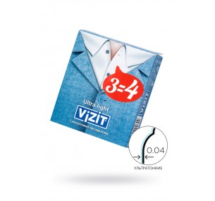 ПРЕЗЕРВАТИВЫ VIZIT, УЛЬТРАТОНКИЕ, ЛАТЕКС, 18 СМ, 5,2 СМ, 3 ШТ. ПРЕЗЕРВАТИВЫ VIZIT, УЛЬТРАТОНКИЕ, ЛАТЕКС, 18 СМ, 5,2 СМ, 3 ШТ.