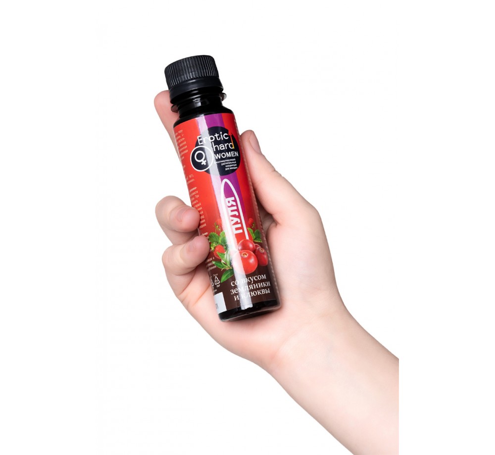 КОНЦЕНТРАТ EROTIC HARD, «ПУЛЯ», БИОСТИМУЛИРУЮЩИЙ, ДЛЯ ЖЕНЩИН, ЗЕМЛЯНИКА, КЛЮКВА, 100 МЛ КОНЦЕНТРАТ EROTIC HARD, «ПУЛЯ», БИОСТИМУЛИРУЮЩИЙ, ДЛЯ ЖЕНЩИН, ЗЕМЛЯНИКА, КЛЮКВА, 100 МЛ