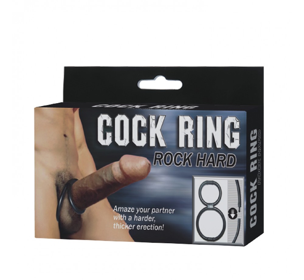 Эрекционное двойное кольцо Baile Rock Hard / BI-026014 Эрекционное двойное кольцо Baile Rock Hard / BI-026014