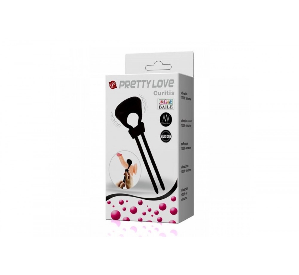 Утяжка (лассо) на пенис с вибрацией Curitis, BI-210138