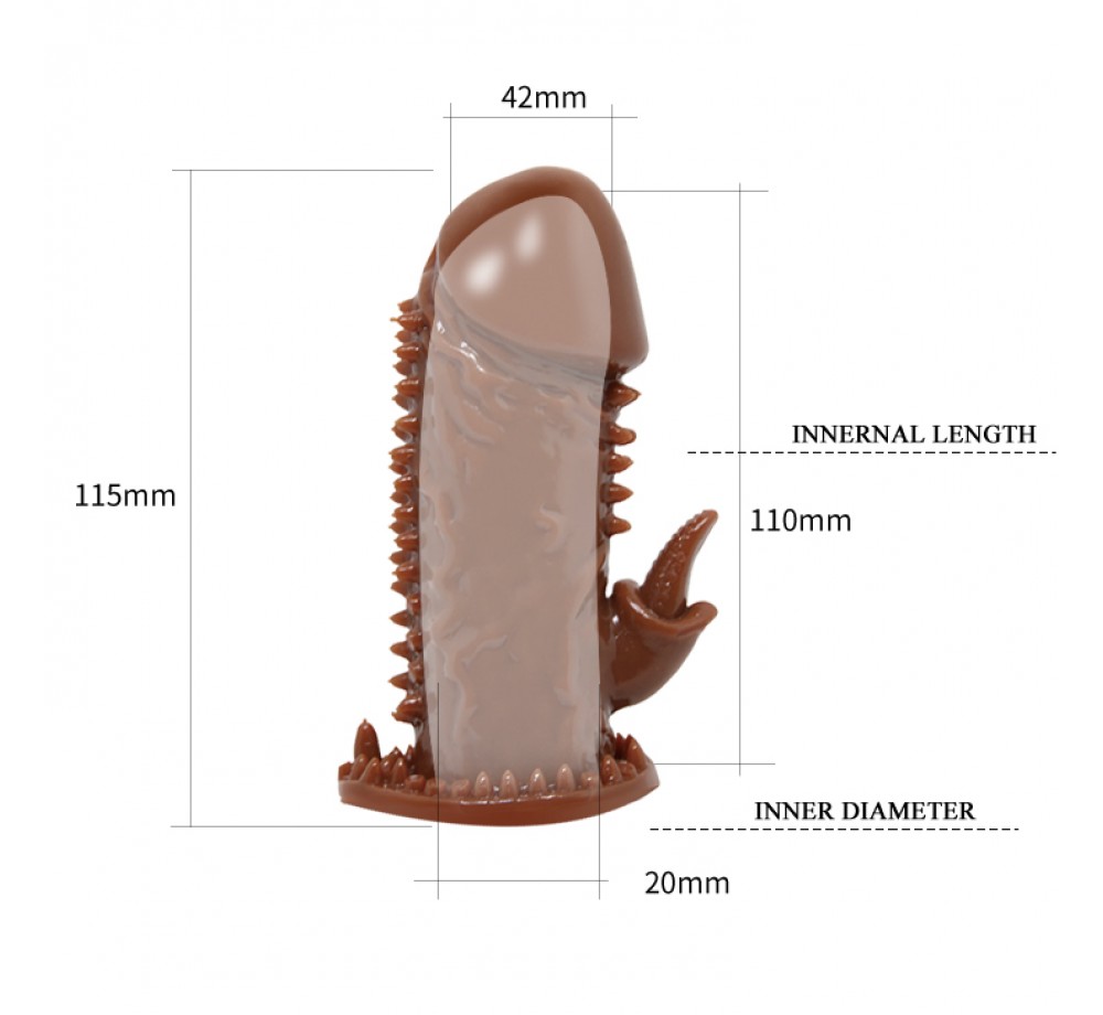 Насадка - презерватив, BI-016007 Насадка - презерватив, BI-016007