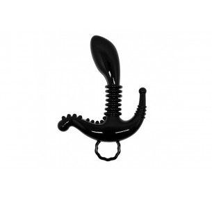 Стимулятор точки G, клитора и ануса,цвет черный Стимулятор точки G, клитора и ануса,цвет черный