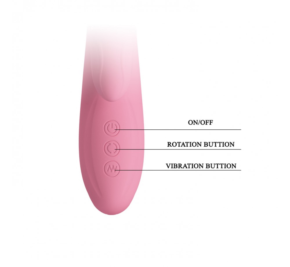 Вибратор силиконовый со стимулятором клитора в виде пропеллера Buck 20.5 см (BW-067003) Вибратор силиконовый со стимулятором клитора в виде пропеллера Buck 20.5 см (BW-067003)