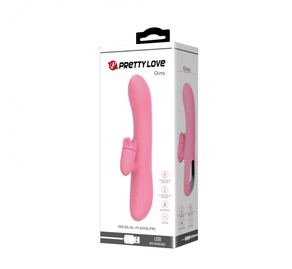 Вибратор силиконовый со стимулятором клитора в виде пропеллера Buck 20.5 см (BW-067003) Вибратор силиконовый со стимулятором клитора в виде пропеллера Buck 20.5 см (BW-067003)