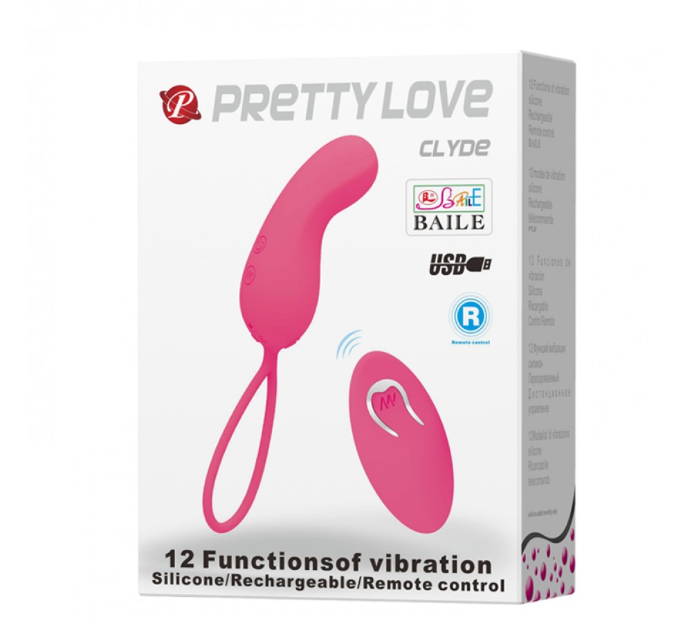 Виброяйцо Clyde Pretty Love BI-014236-1 Виброяйцо Clyde Pretty Love BI-014236-1